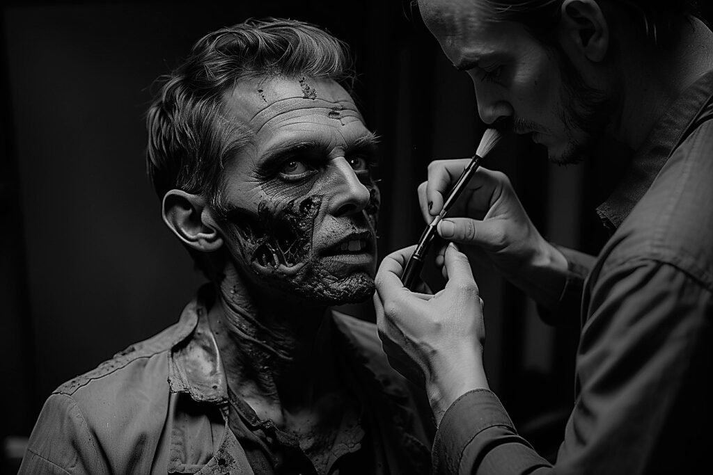 le fasi della realizzazione di un film - trucco speciale