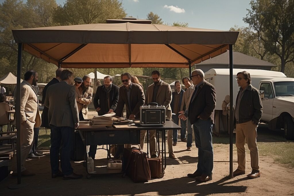 I RPDOUTTORI RIUNITI SOTTO IL GAZEBO